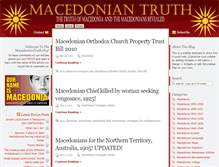 Tablet Screenshot of macedoniantruth.org